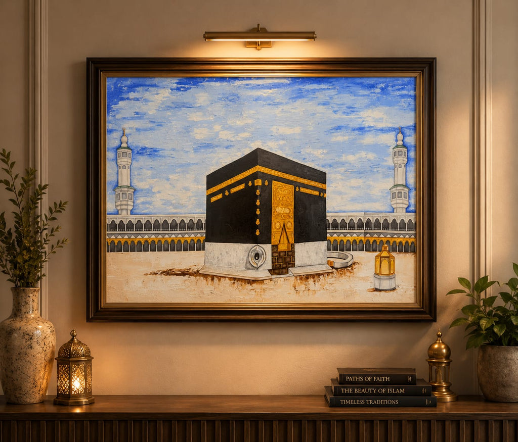 Sacred Kaaba | Original Oil Painting on Canvas