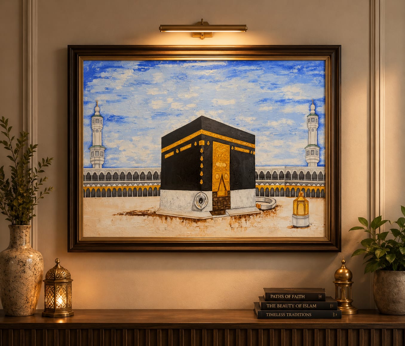 Sacred Kaaba | Original Oil Painting on Canvas