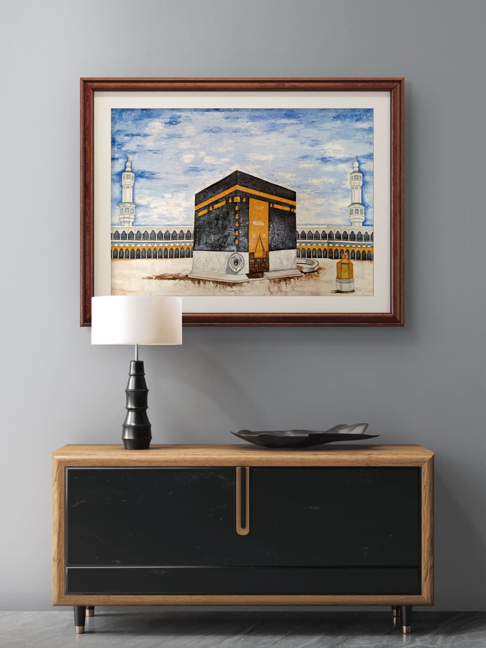 Sacred Kaaba | Original Oil Painting on Canvas