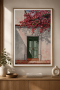 "Blossoms at the Green Door"